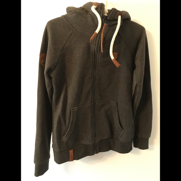 Naketano Jackets Coats Naketano The Poets Choice Gray Hoodie Medium Poshmark
